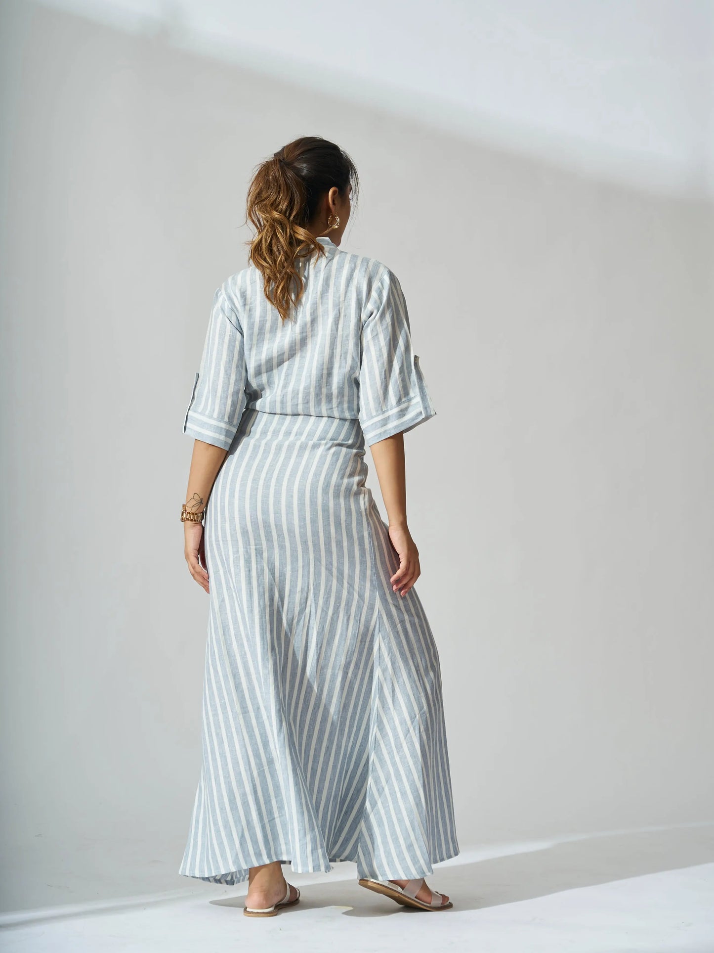 Knot and Flow Linen Co-ord Set Risate