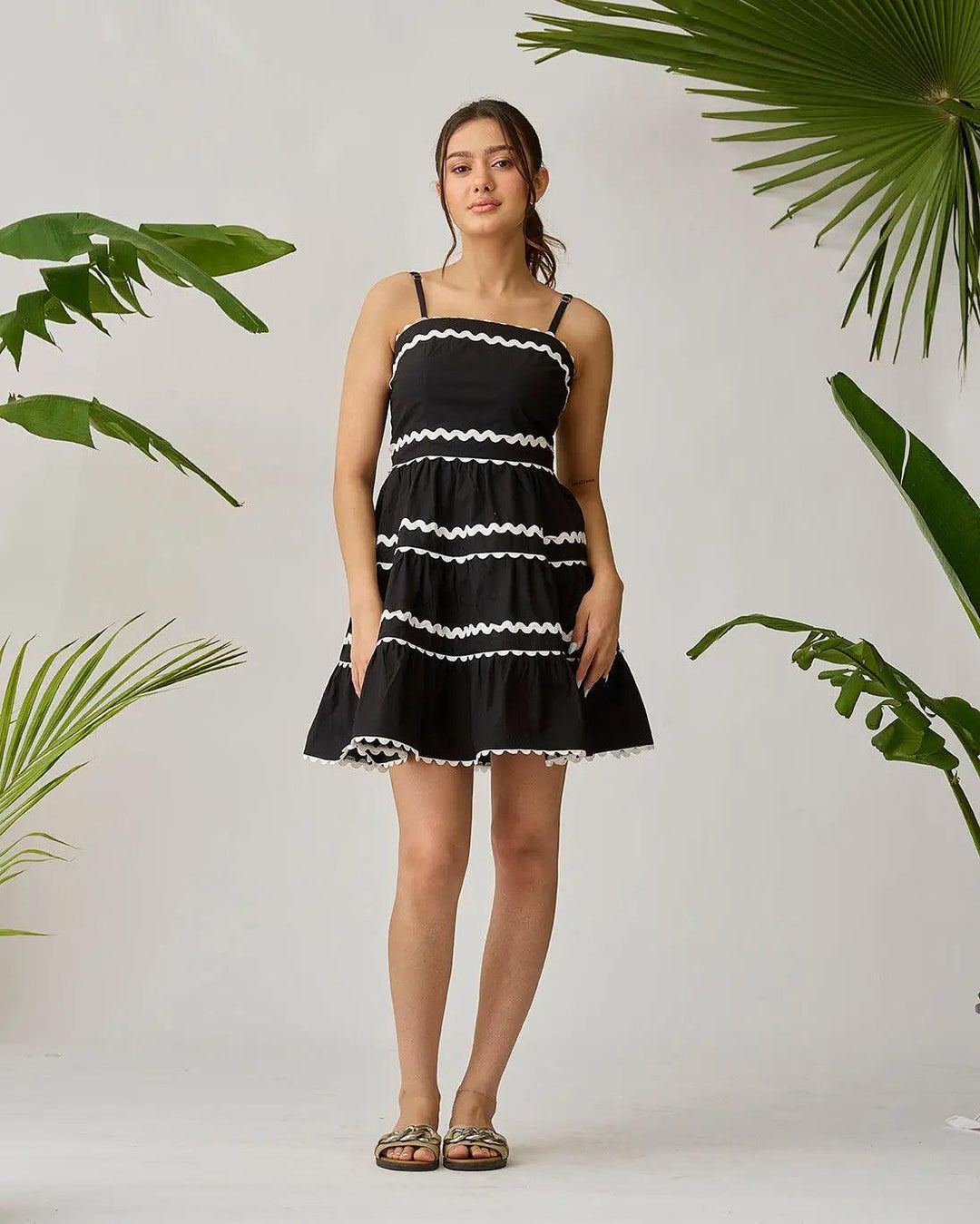 Blossom Triple Layer Lace Mini Dress - Risate
