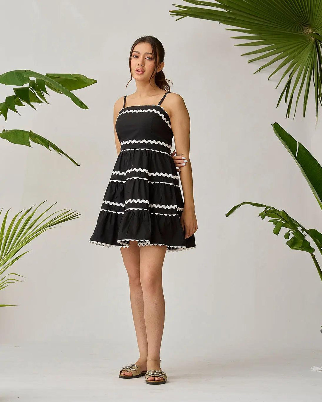 Blossom Triple Layer Lace Mini Dress - Risate
