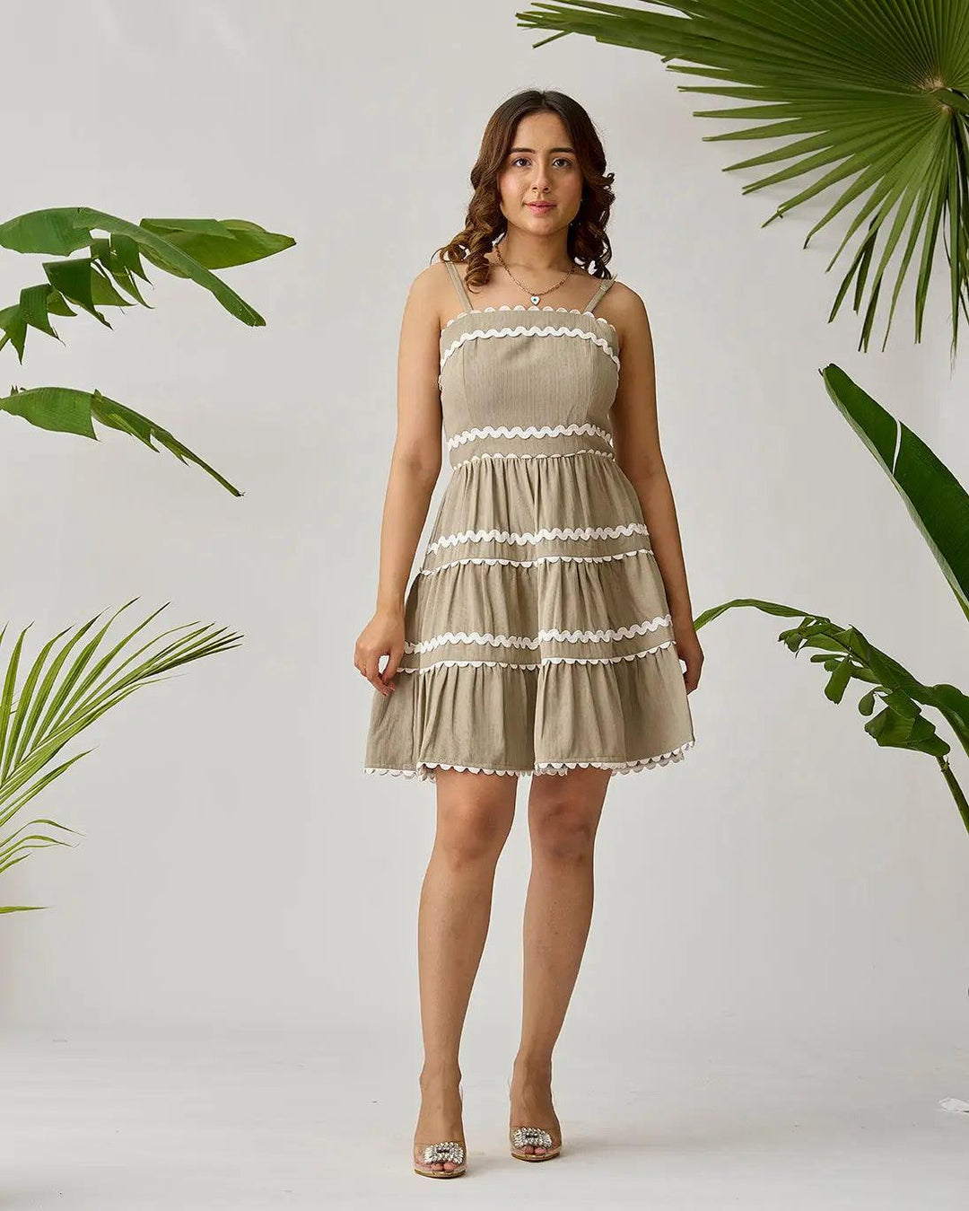 Blossom Triple Layer Lace Mini Dress - Risate