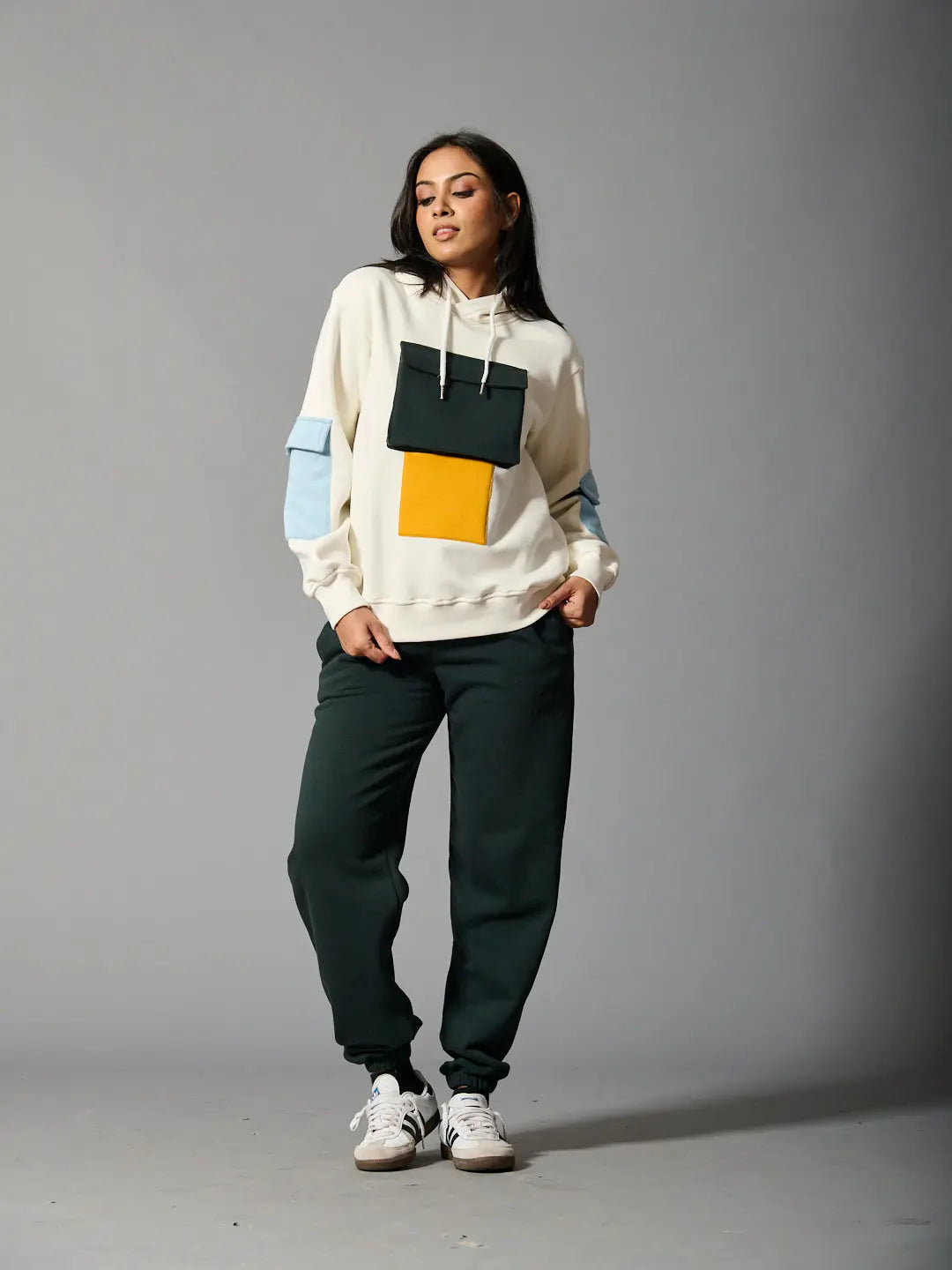 COLOR CLASH HOODIE - Risate