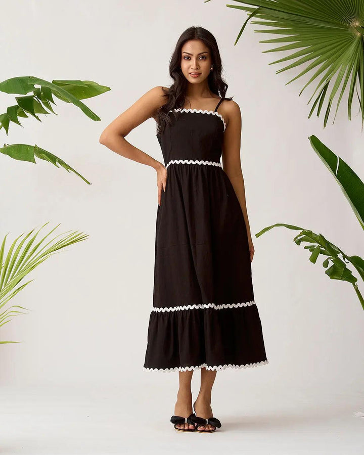 Coastal Breeze Lace Overlay Dress - Risate