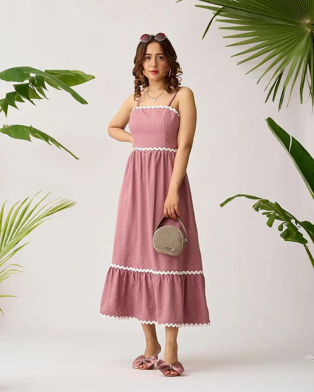 Coastal Breeze Lace Overlay Dress - Risate