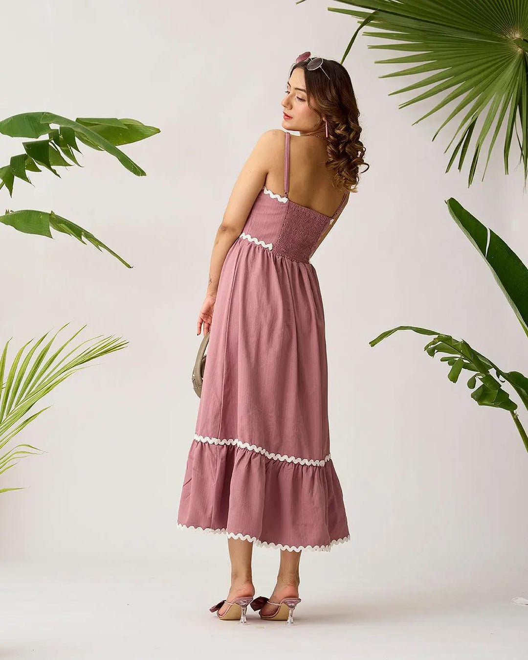 Coastal Breeze Lace Overlay Dress - Risate