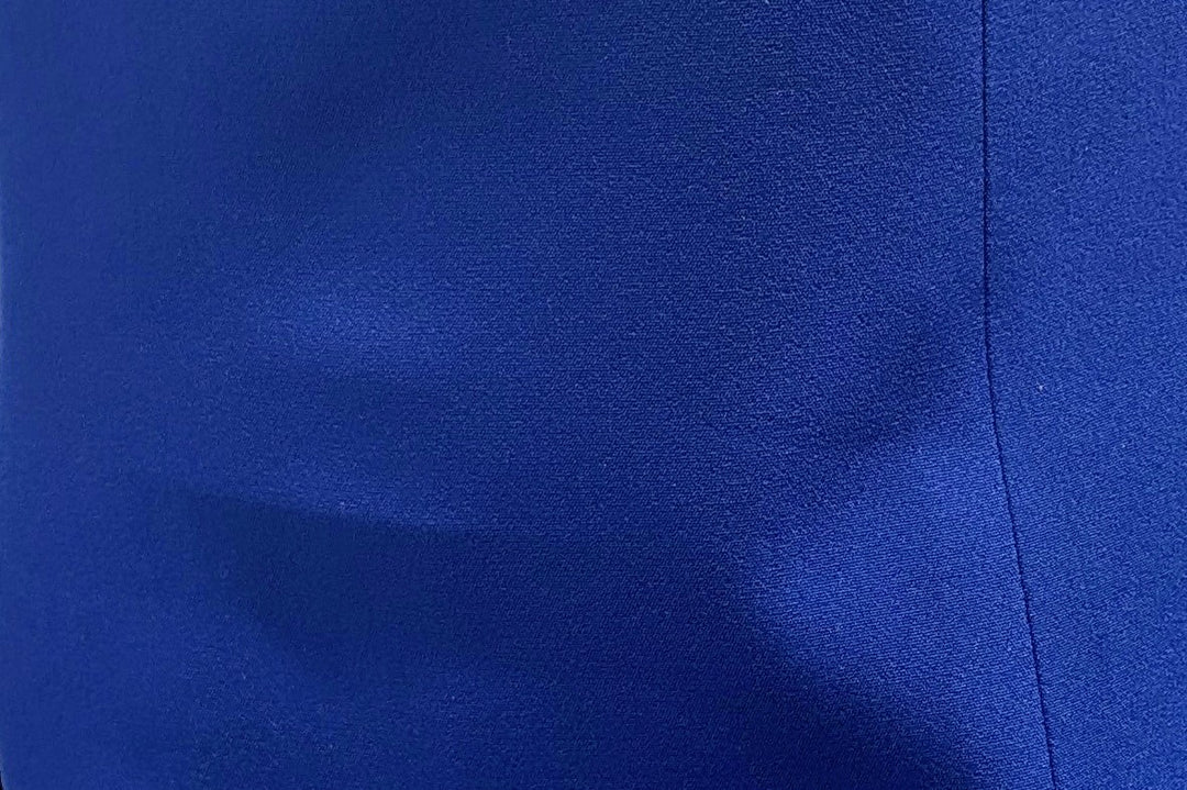 Cobalt Blue Contrast Stitch Waistcoat & Trousers Co-ord Set - Risate