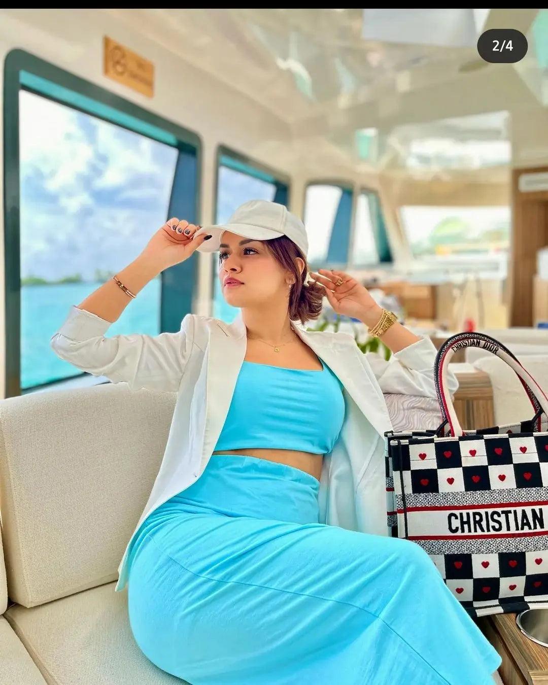 Crop Top and Skirt Co-ord Set - Risate