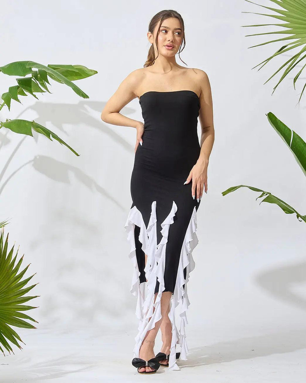 Fringe Delight Off-Shoulder Dress - Risate