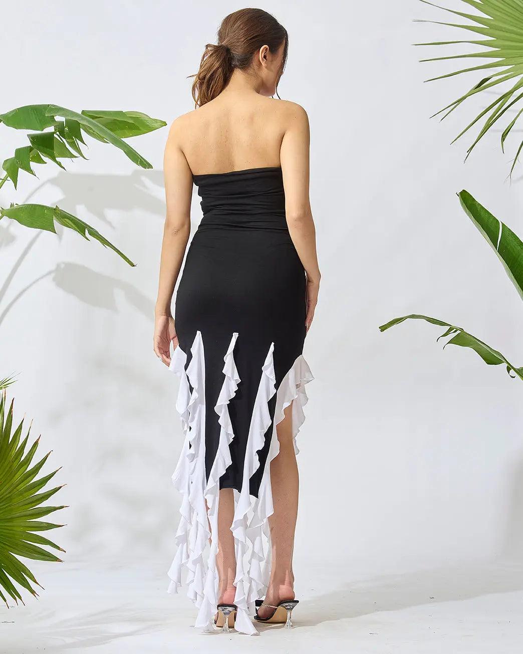 Fringe Delight Off-Shoulder Dress - Risate