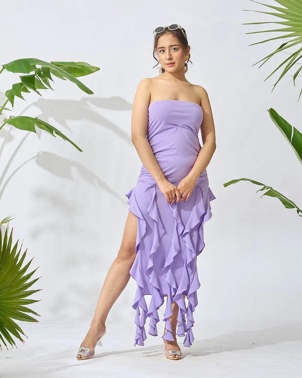Fringe Delight Off-Shoulder Dress - Risate