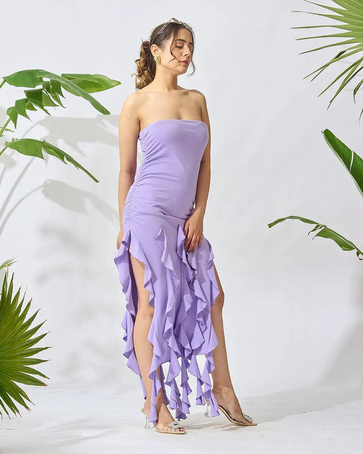 Fringe Delight Off-Shoulder Dress - Risate
