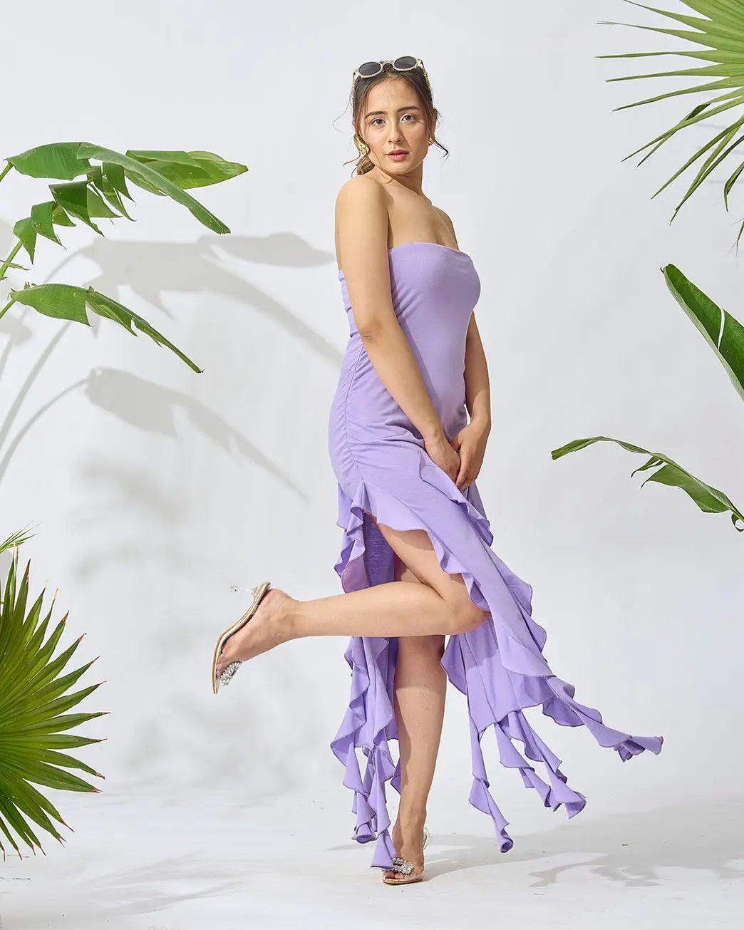 Fringe Delight Off-Shoulder Dress - Risate