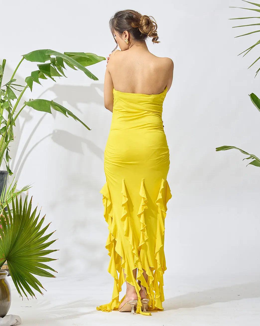 Fringe Delight Off-Shoulder Dress - Risate