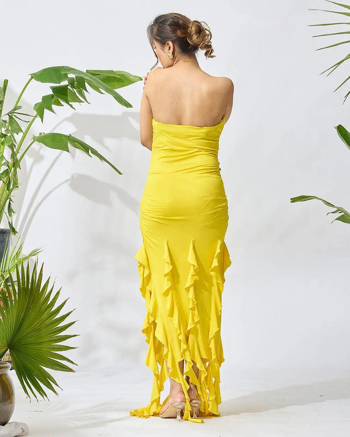 Fringe Delight Off-Shoulder Dress - Risate