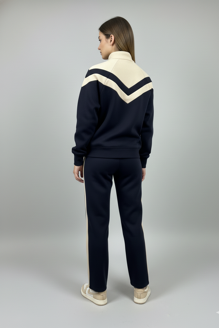 THE HERITAGE V-BLOCK FLEECE CO-ORD SET