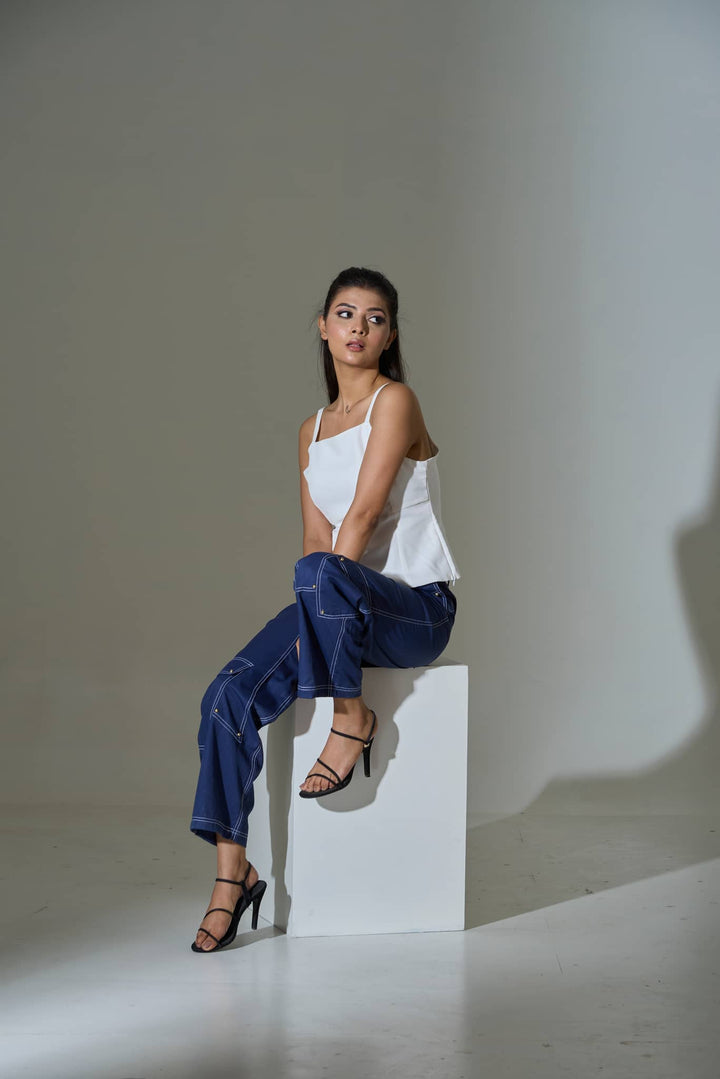 Ivory Bow-Back Cami Top - Risate