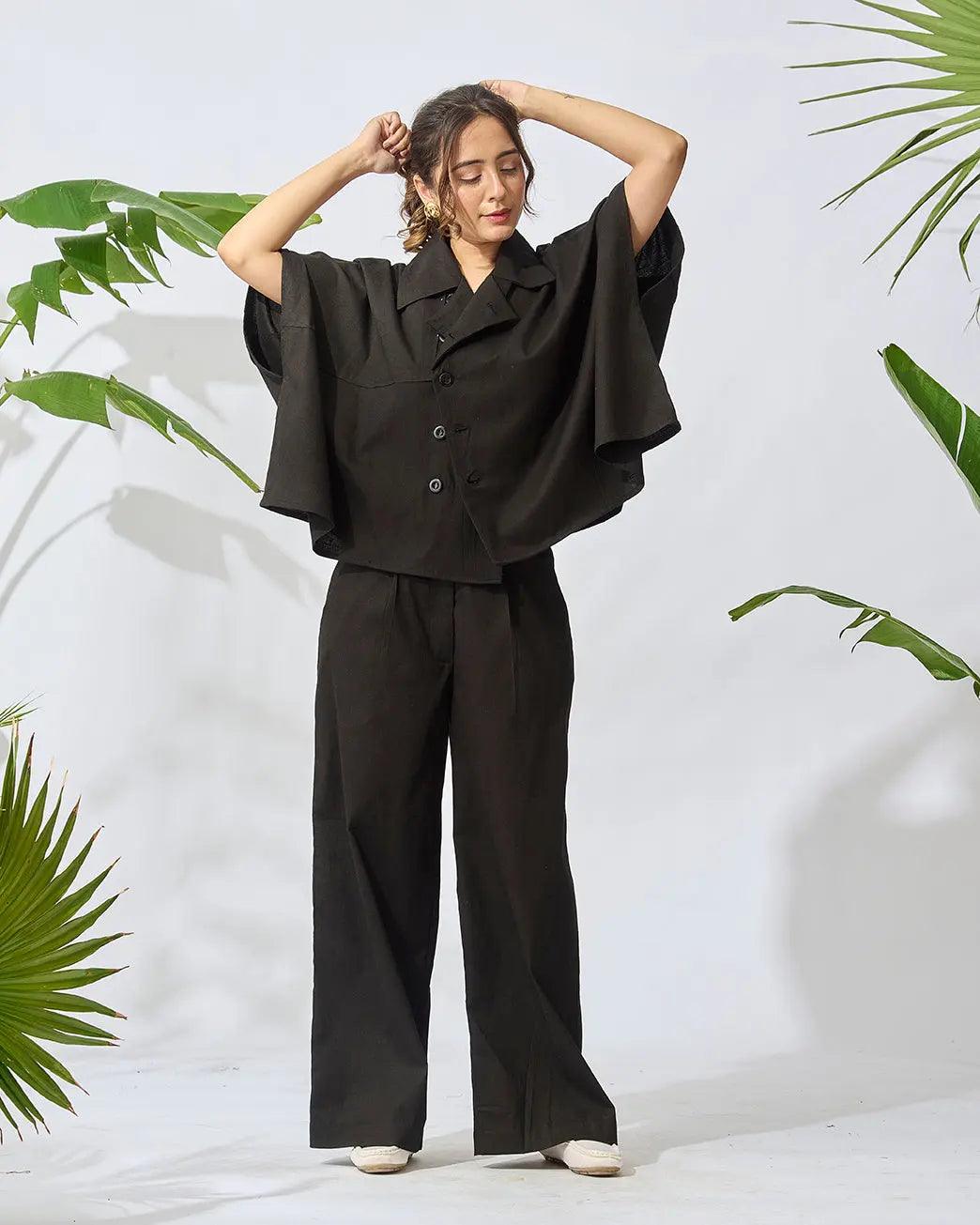 Jet Setter Comfort Linen Blend Co-ord Set - Risate