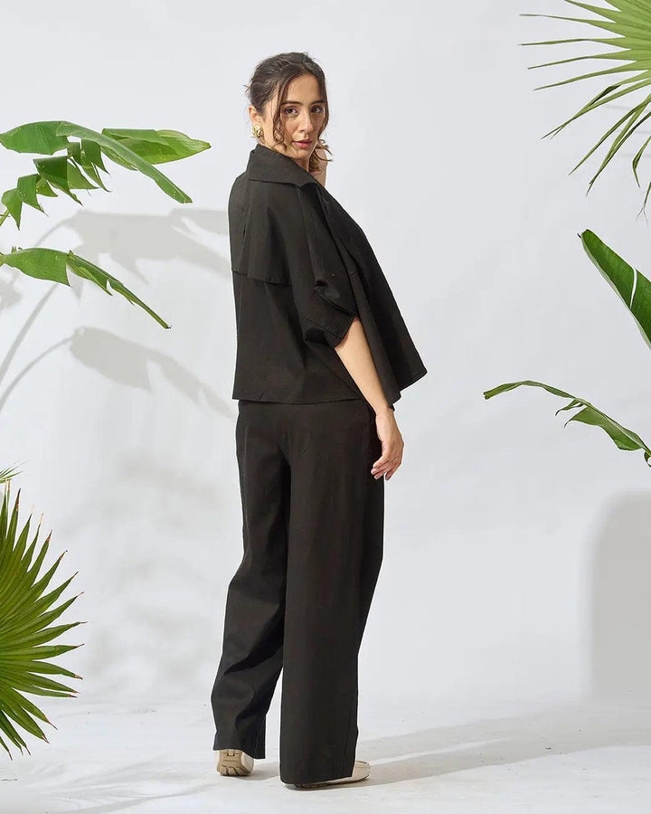 Jet Setter Comfort Linen Blend Co-ord Set - Risate