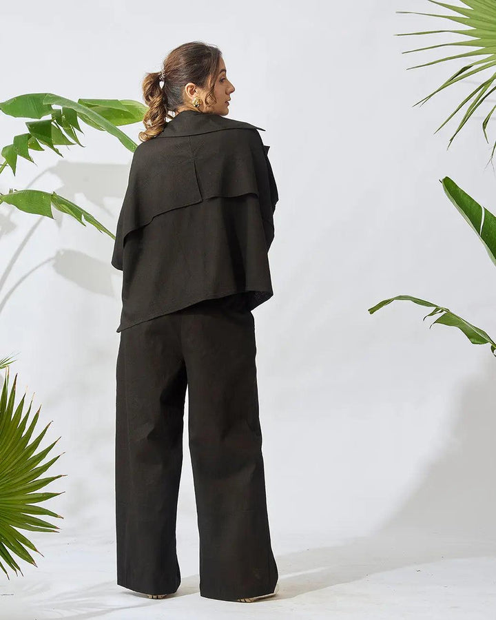 Jet Setter Comfort Linen Blend Co-ord Set - Risate
