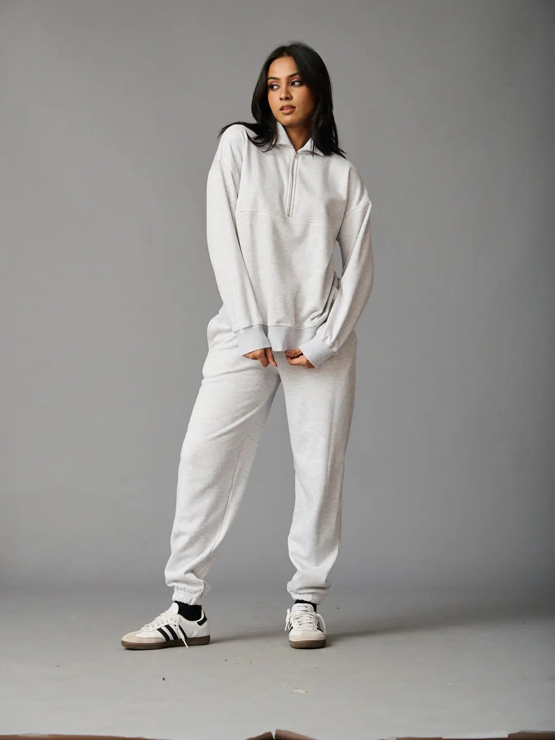 MELANGE MODE FLEECE COORD SET - Risate