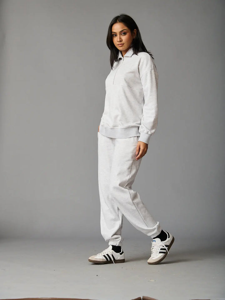 MELANGE MODE FLEECE COORD SET - Risate