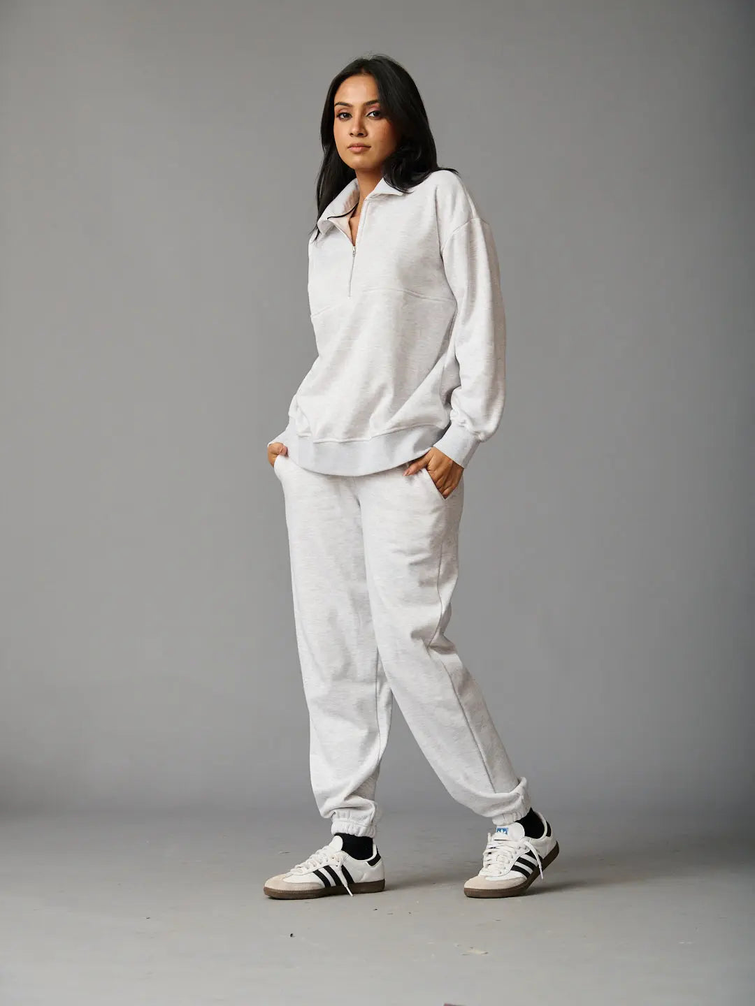 MELANGE MODE FLEECE COORD SET - Risate