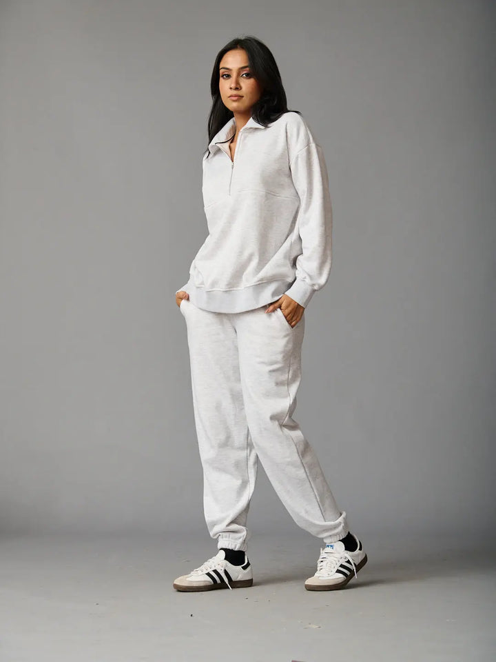 MELANGE MODE FLEECE COORD SET - Risate
