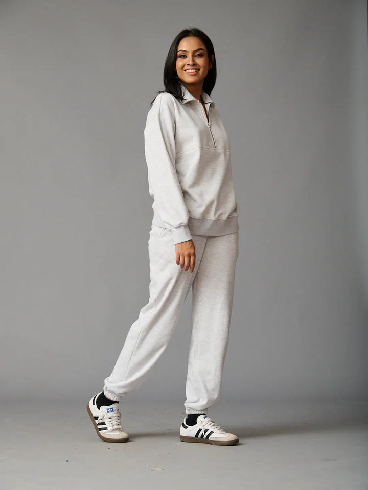 MELANGE MODE FLEECE COORD SET - Risate