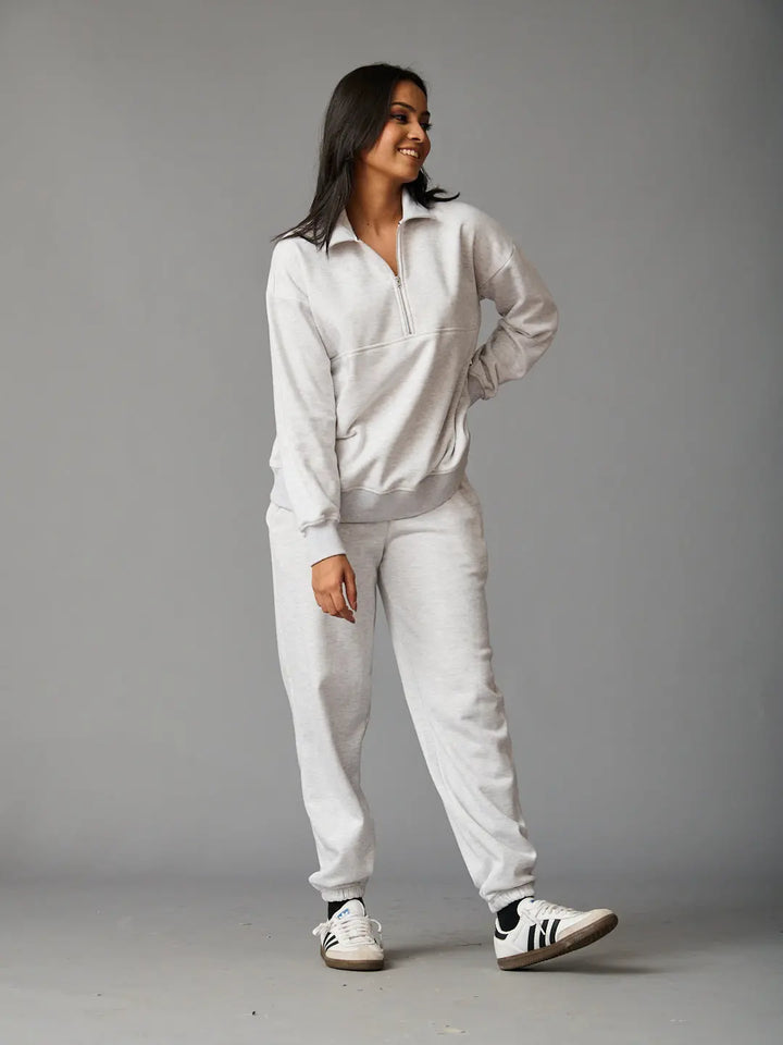 MELANGE MODE FLEECE COORD SET - Risate
