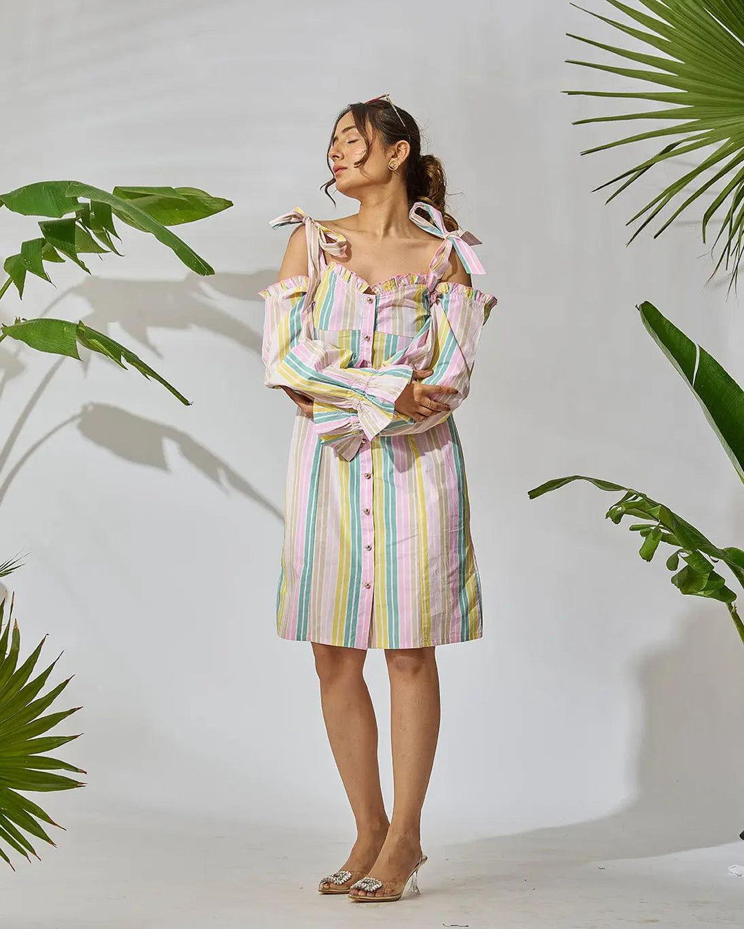 Rainbow Ribbon Mini Dress - Risate
