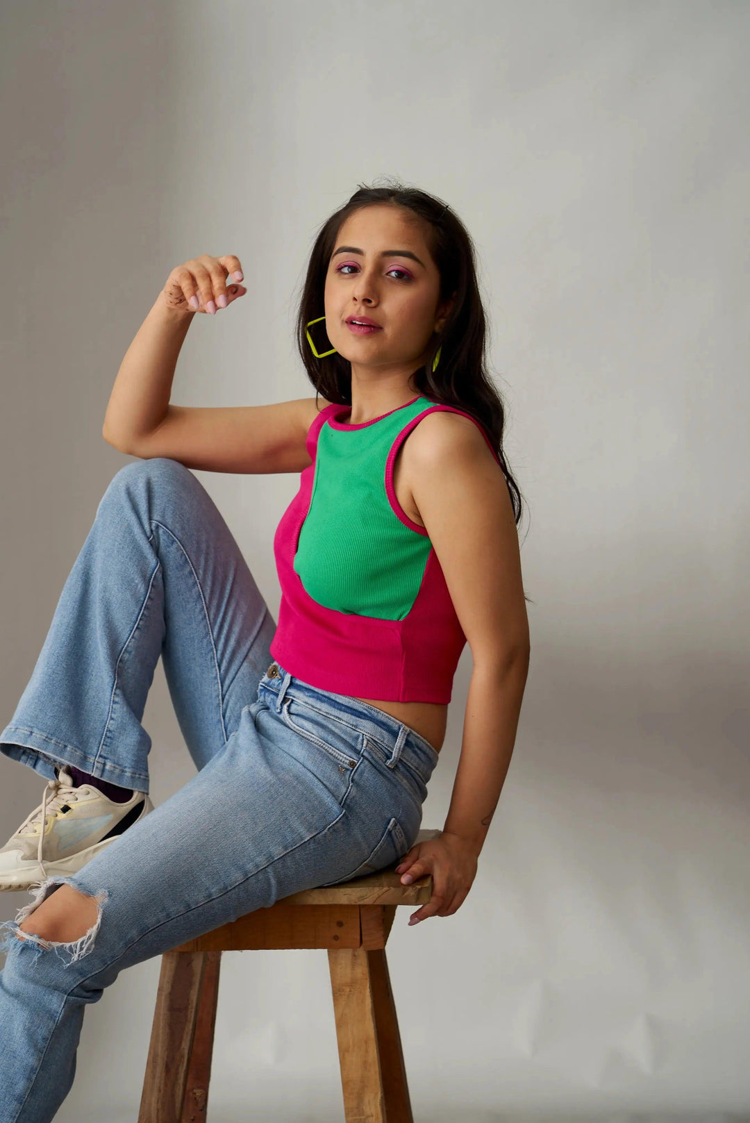 Risate Ribbed Crop Top for Women - Stylish & Trendy - Risate