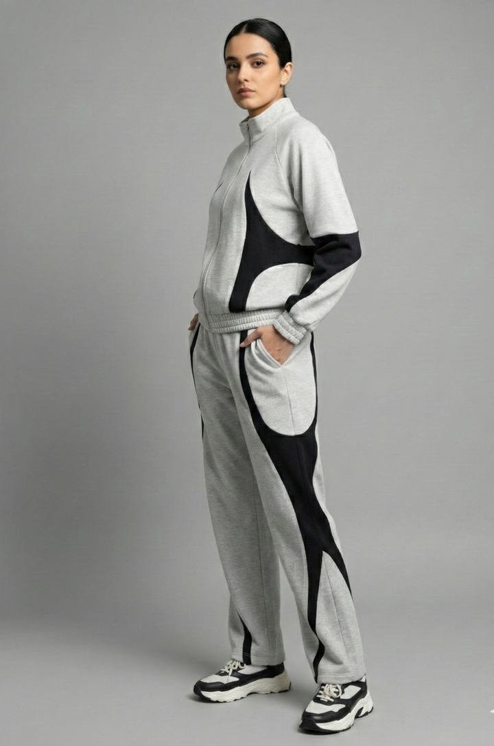 The Vortex Co-ord Set - Heather Grey