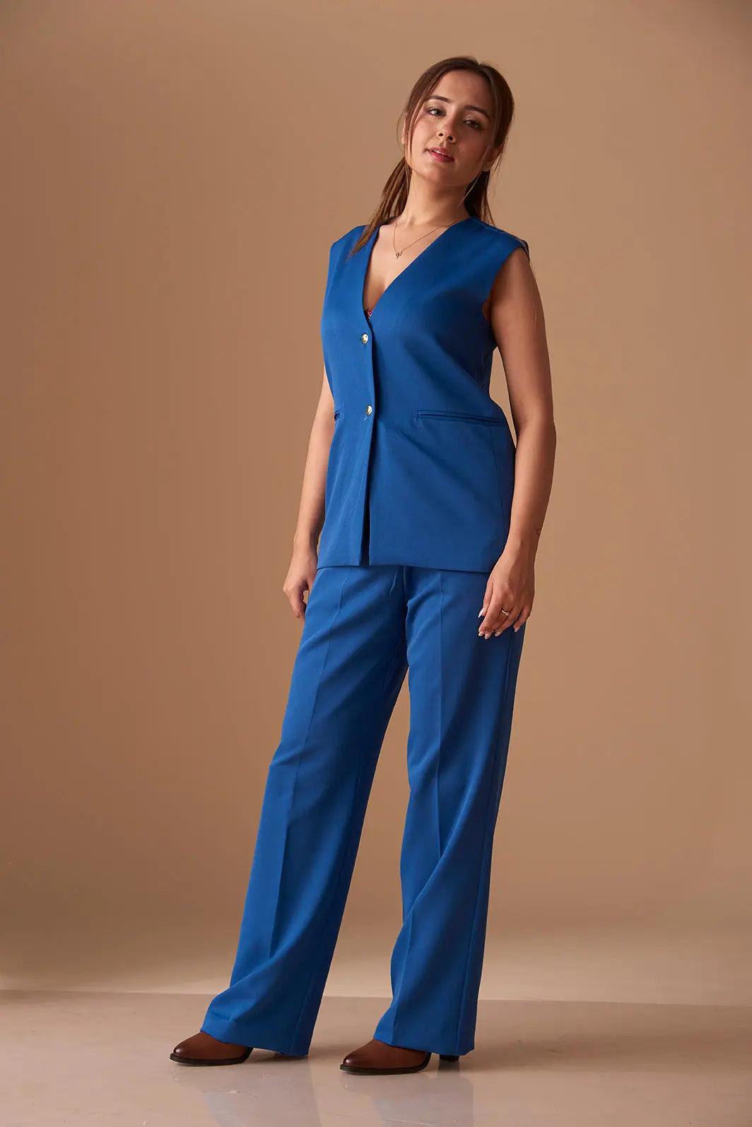 Sharp Blazer Vest with Straight fit Pants - Risate