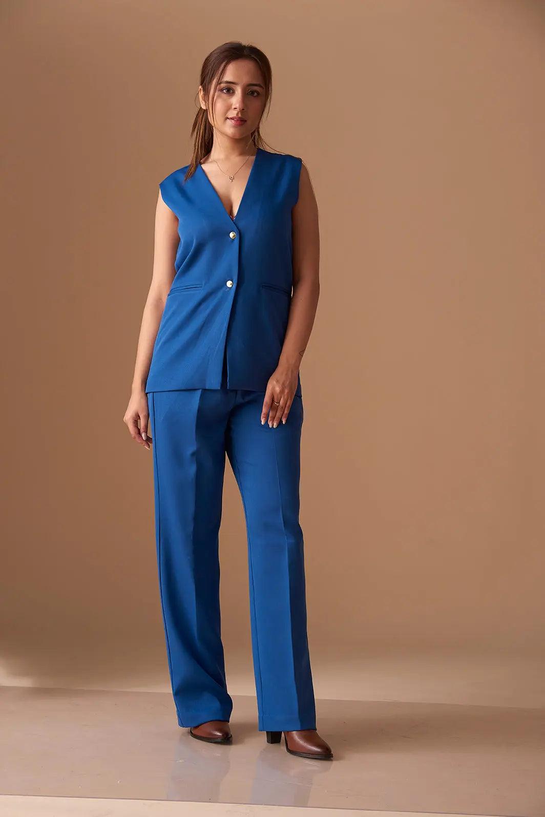 Sharp Blazer Vest with Straight fit Pants - Risate
