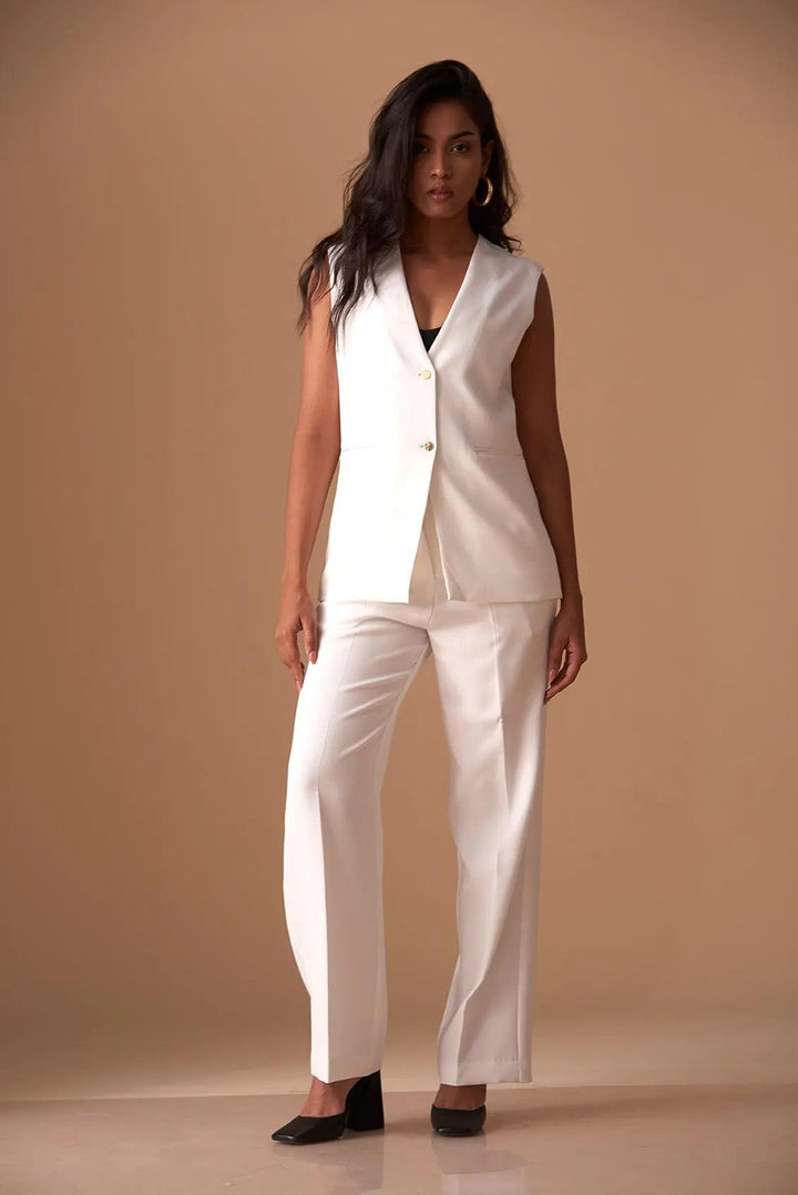 Sharp Blazer Vest with Straight fit Pants - Risate