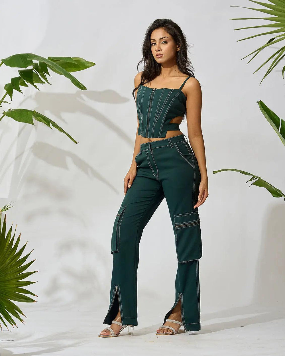 Sleek Lace up Coord Set - Risate