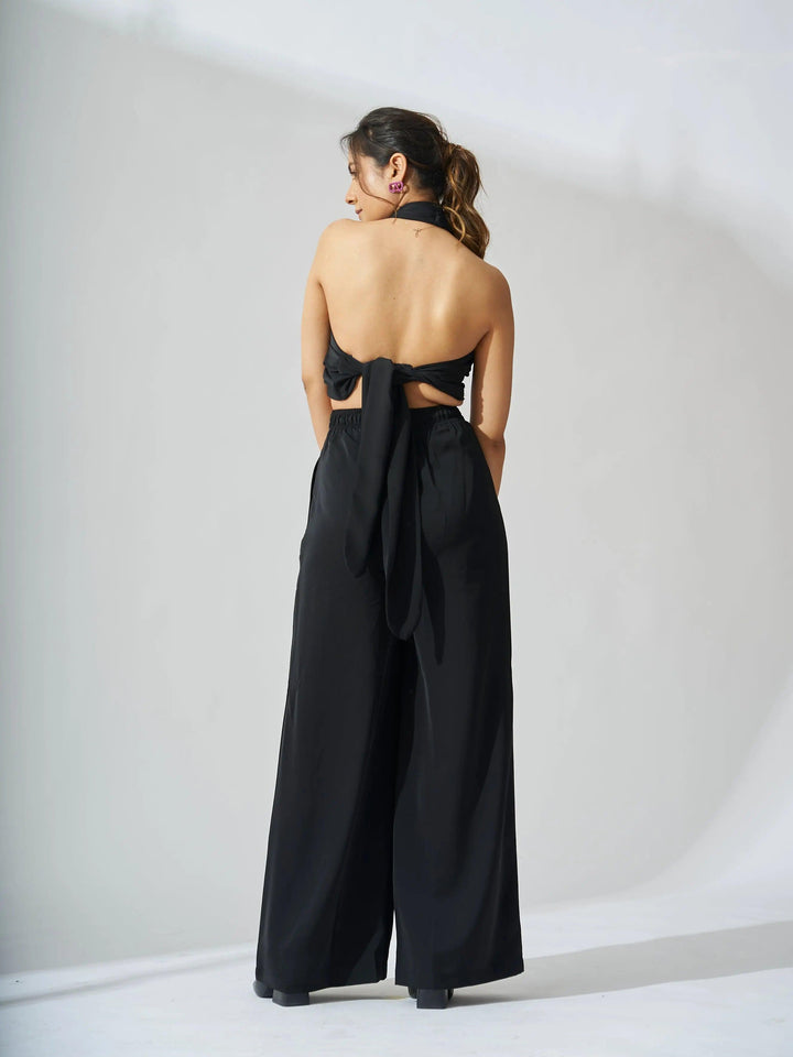 Stella Scarf Top With Flared Pants - Risate