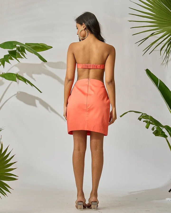 Sunset Love Heart Mini Dress - Risate