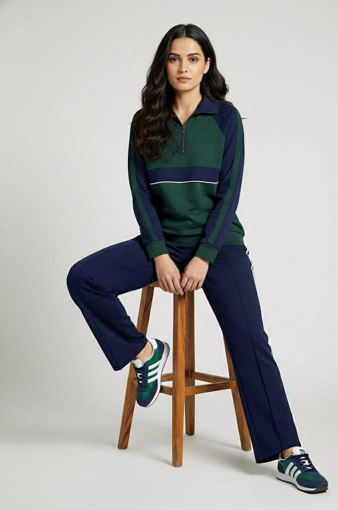 The Emerald Navy Luxe Trackset - Risate