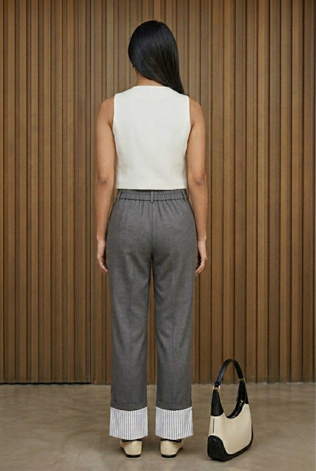 The Margot Cropped Tailored Waistcoat - Risate