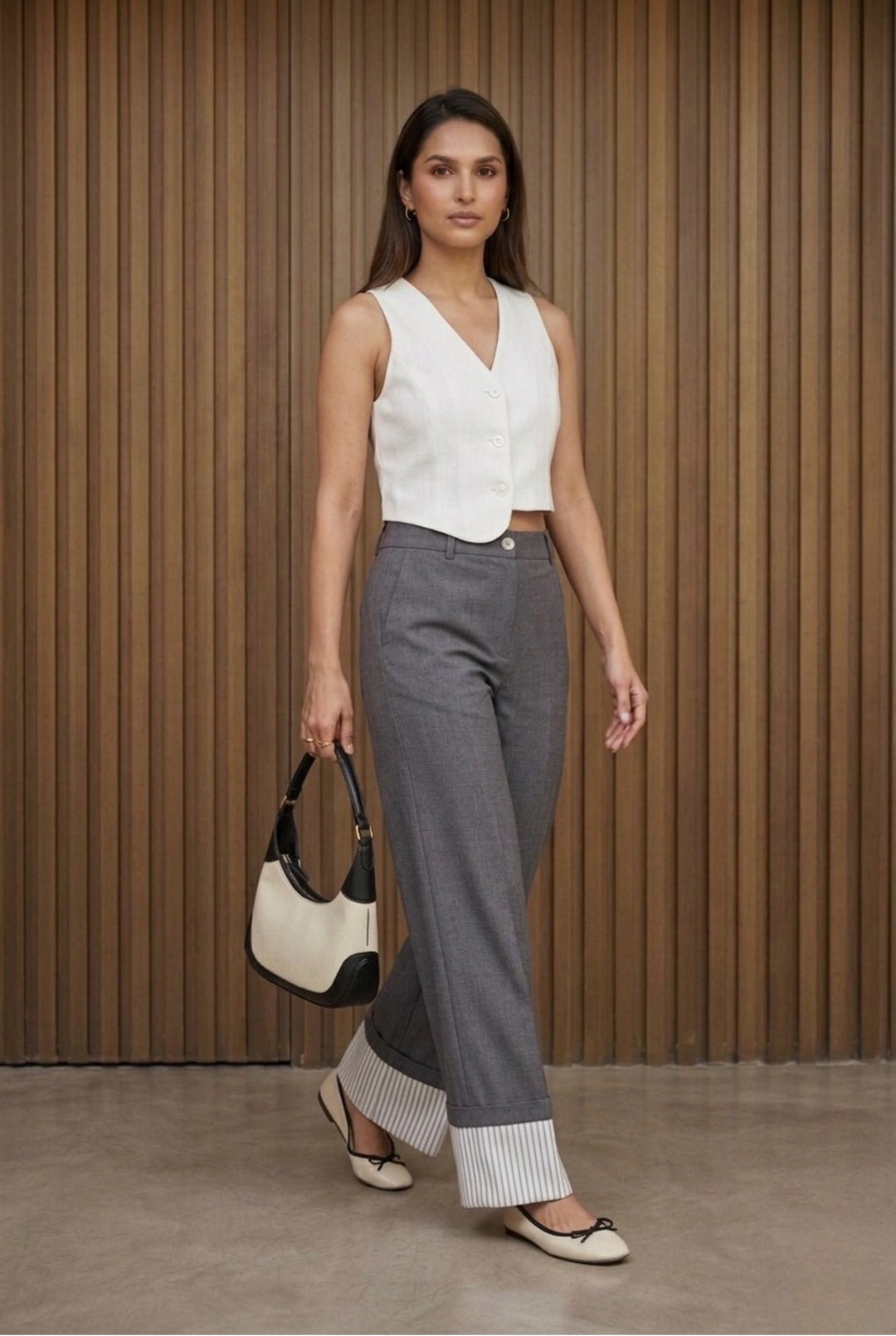 The Margot Cropped Tailored Waistcoat - Risate