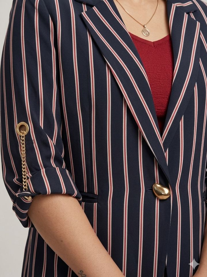 The Milanese Pinstripe Co-ord Set - Risate