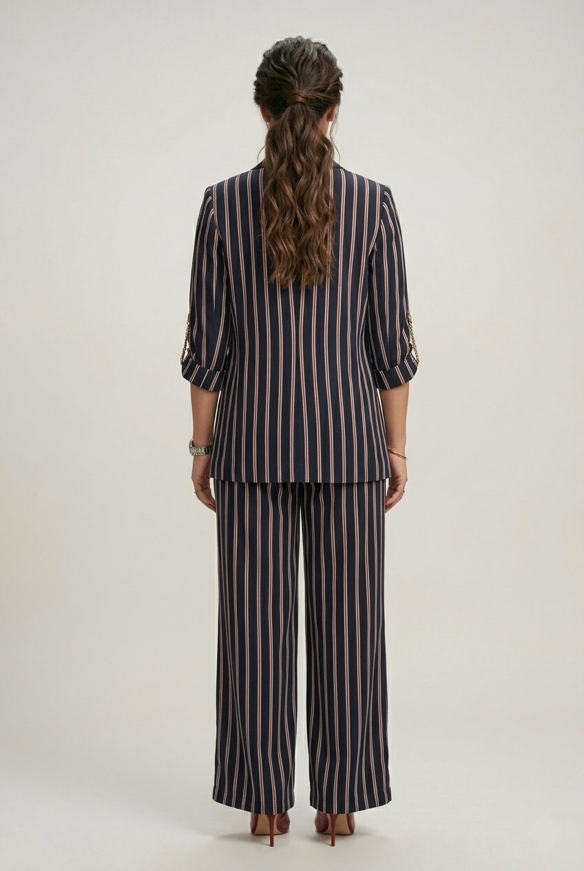 The Milanese Pinstripe Co-ord Set - Risate