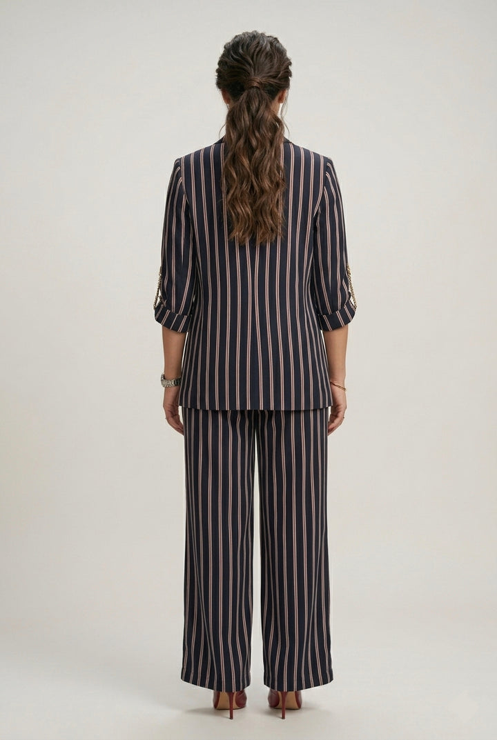 The Milanese Pinstripe Co-ord Set - Risate