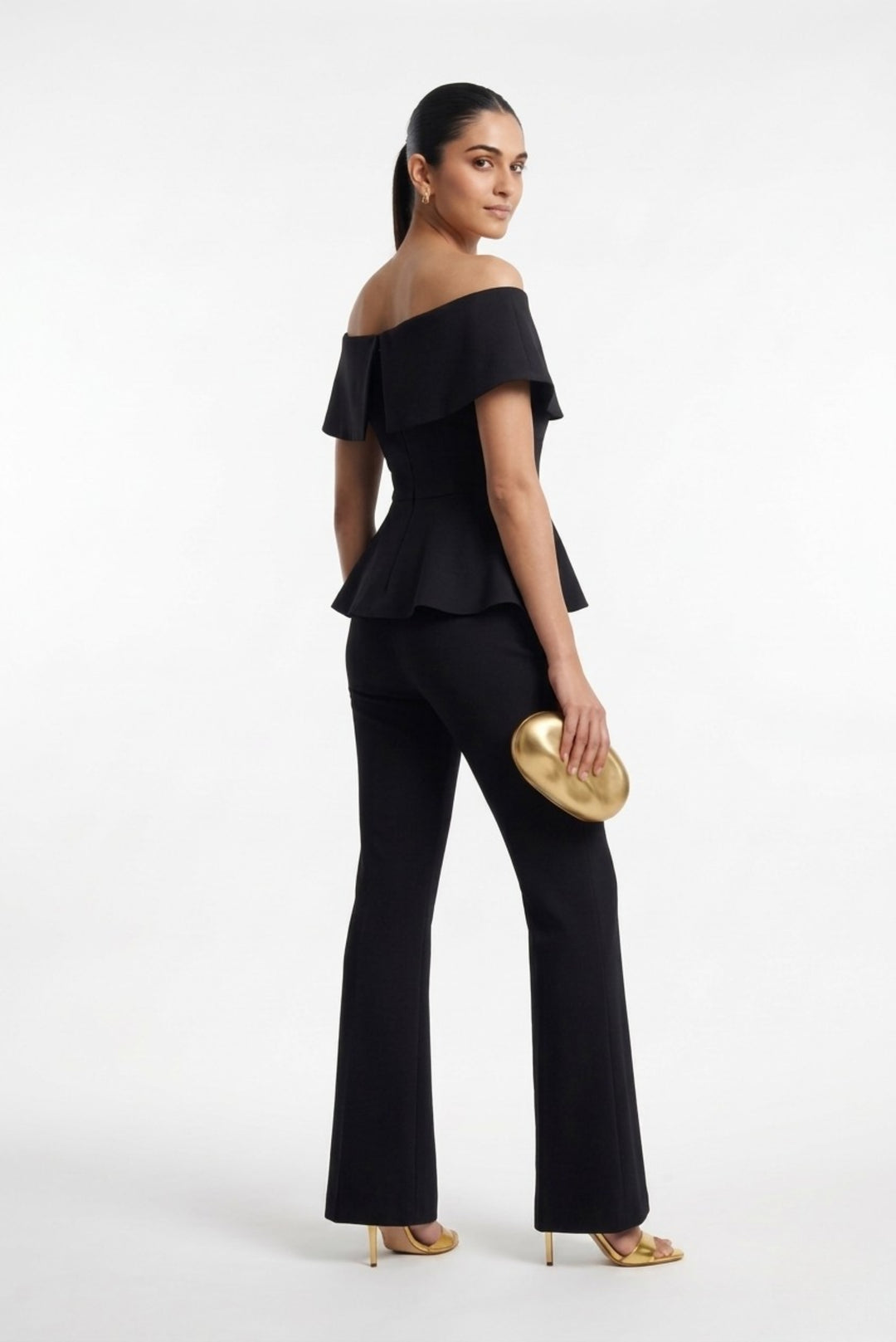 The Mireille Off-Shoulder Peplum Coord Set - Risate