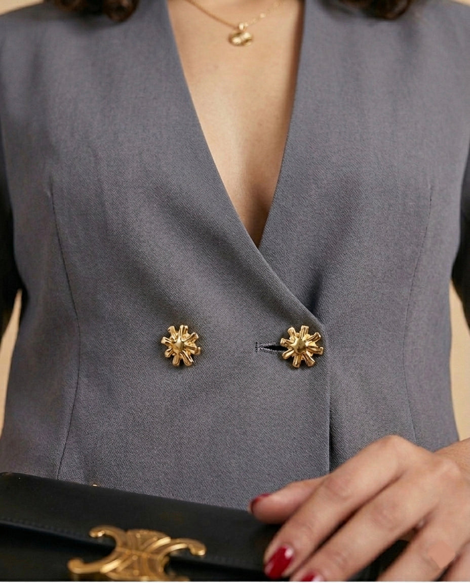 The Regent Double-Breasted Power Suit Co-ord Set - Risate