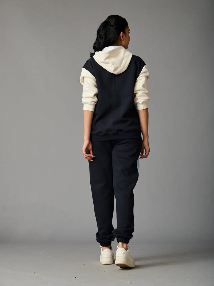 Tricolour Fleece Hoodie with Joggers - Risate