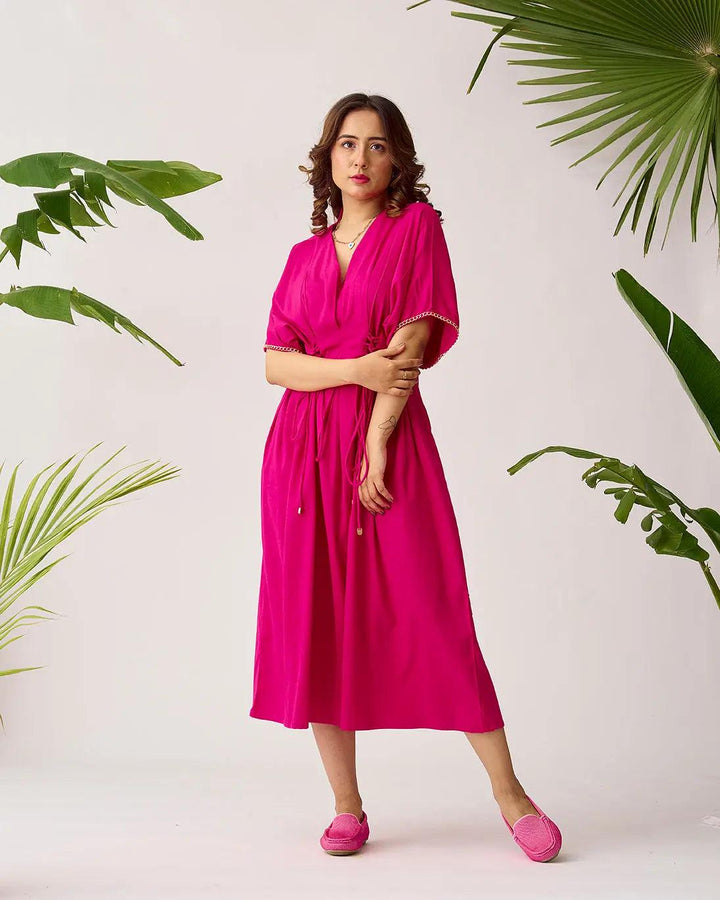 Versatile Chain-Link Midi Dress - Risate