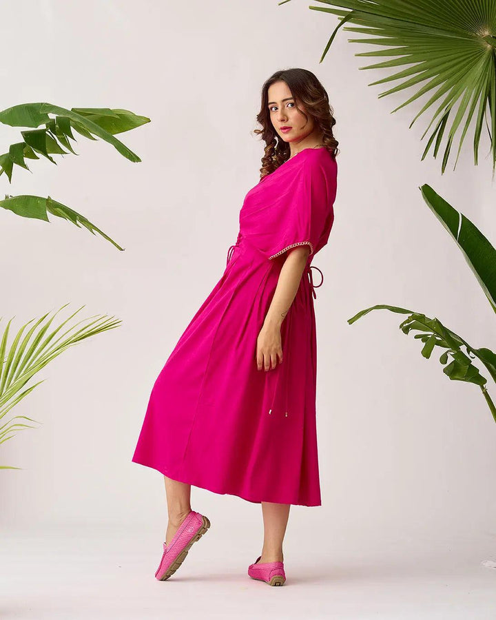 Versatile Chain-Link Midi Dress - Risate