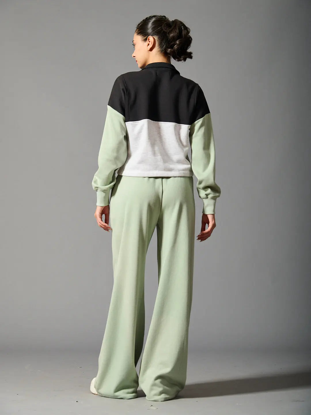 Willows coord set for women featuring a stylish color-blocked design and relaxed fit for comfort