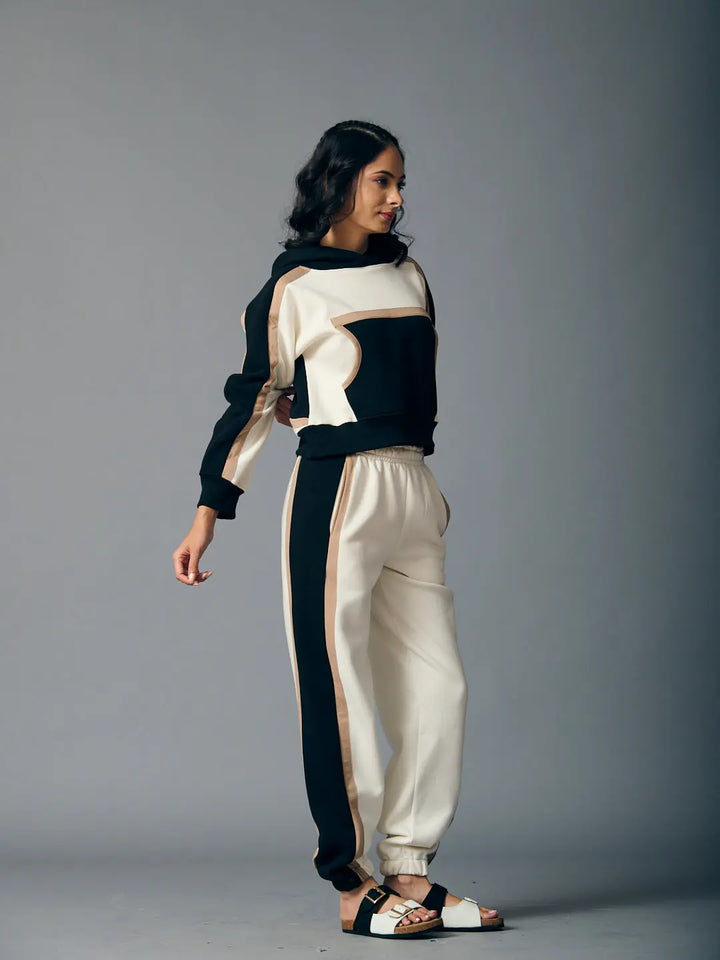 Risate women's two piece western set featuring a stylish sweatshirt and coordinating joggers